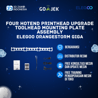 Original ELEGOO Orangestorm Giga Four Hotend Printhead Upgrade Toolhead Mounting Plate Assembly